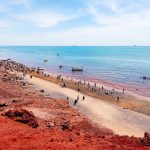 Hormuz Island Red Coast Next to Persian Gulf