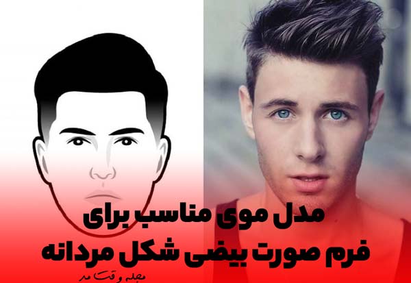 Men's Hairstyle Suitable for Oval Face Form