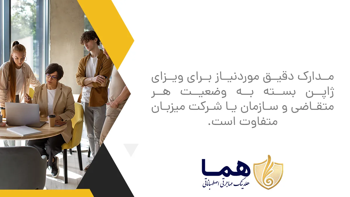 The exact documents required for the Japanese visa varies depending on the status of each applicant and the host organization or company.