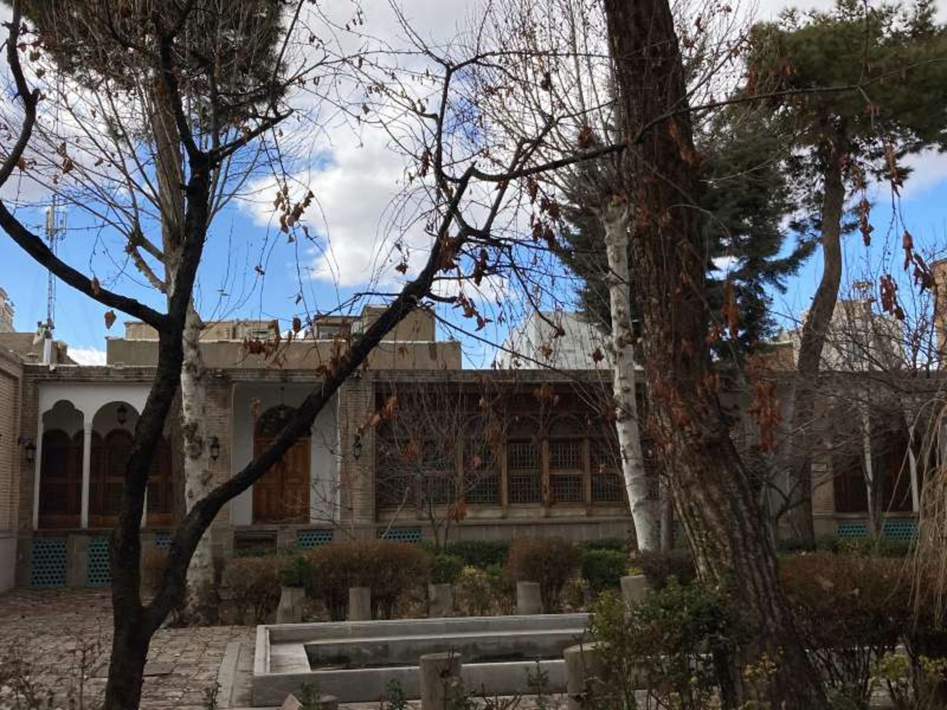 Qazvin Amini House in Autumn