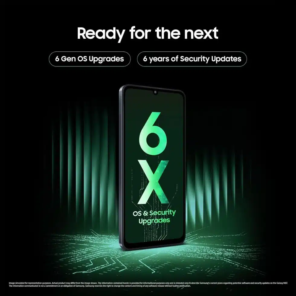 Galaxy-M07-2-980X980 Samsung introduced the Galaxy M07 with the IP54 standard and a 5 -year promise - Digino