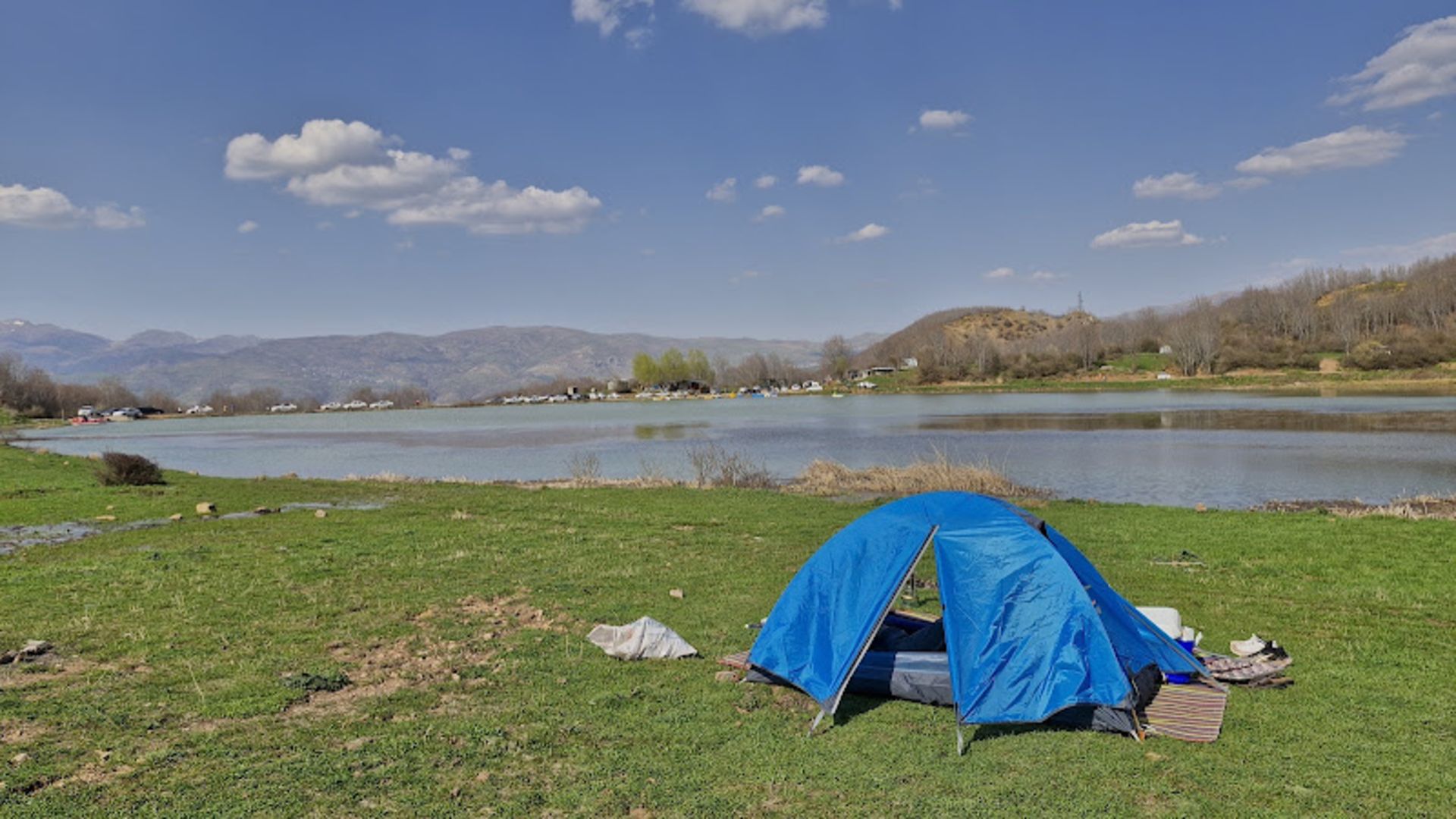 Camping by Lake Vistan