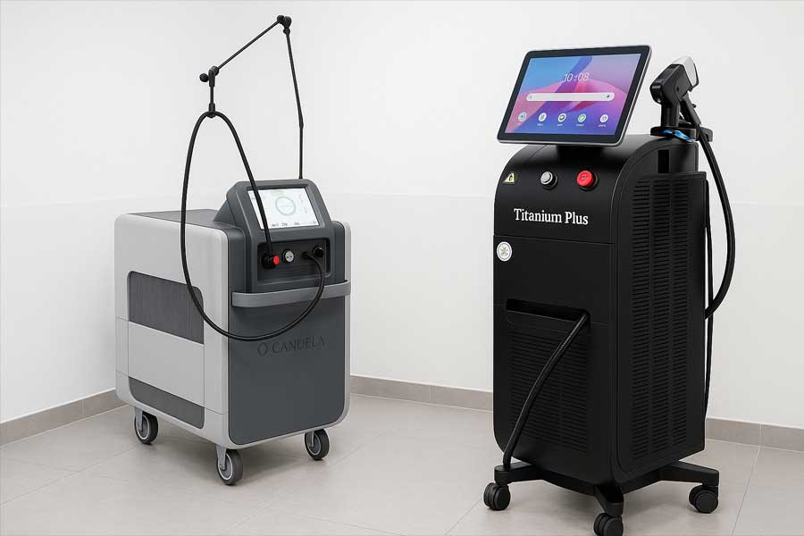 Titanium and Alexandrite Laser Machine