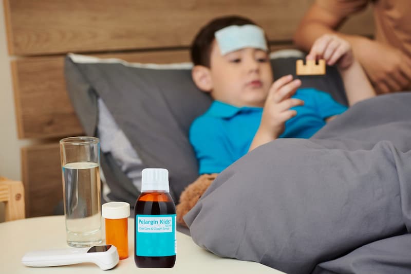 The amount of polargine syrup in children under one year old