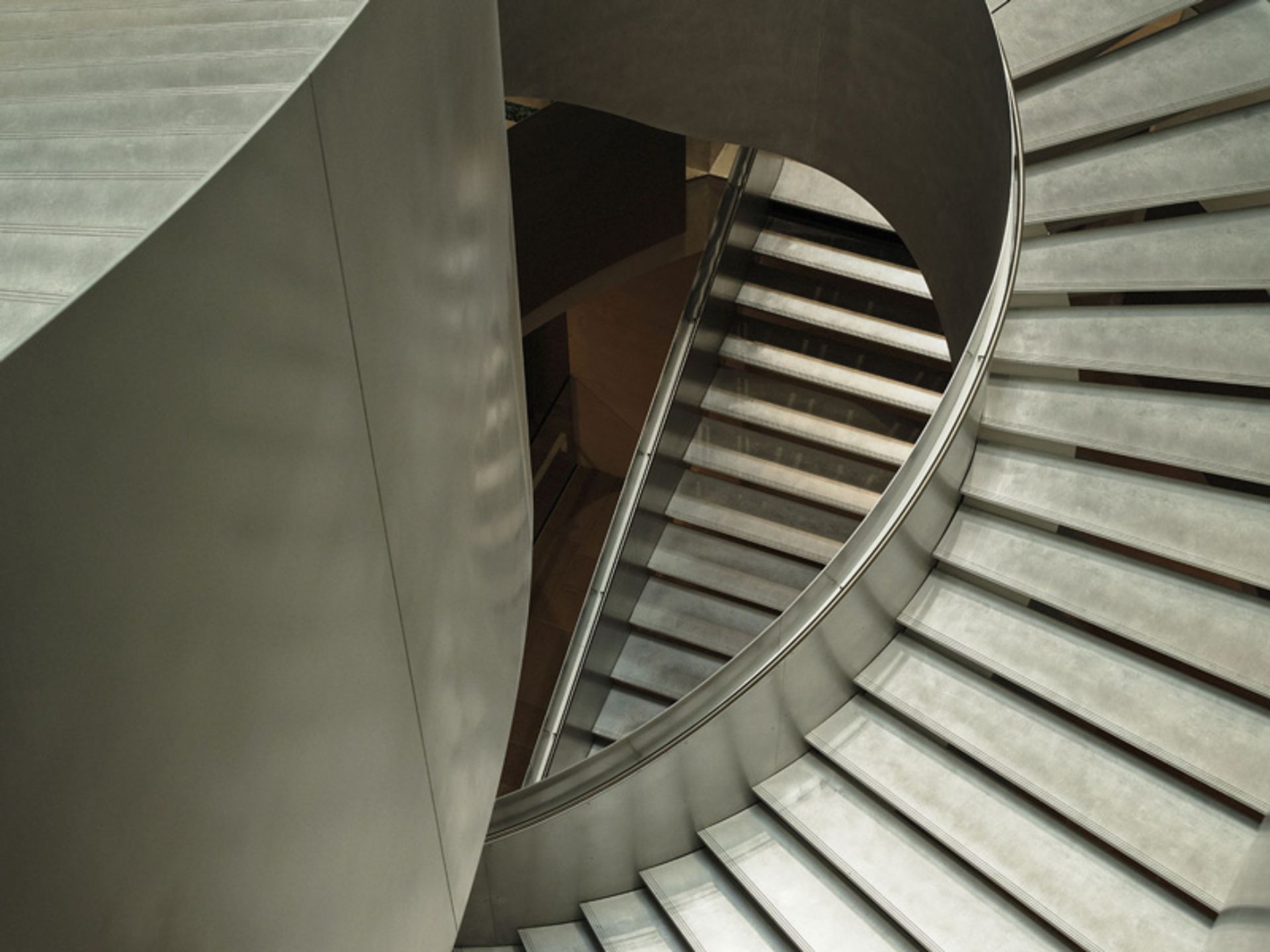 Aluminum spirals in the French National Library