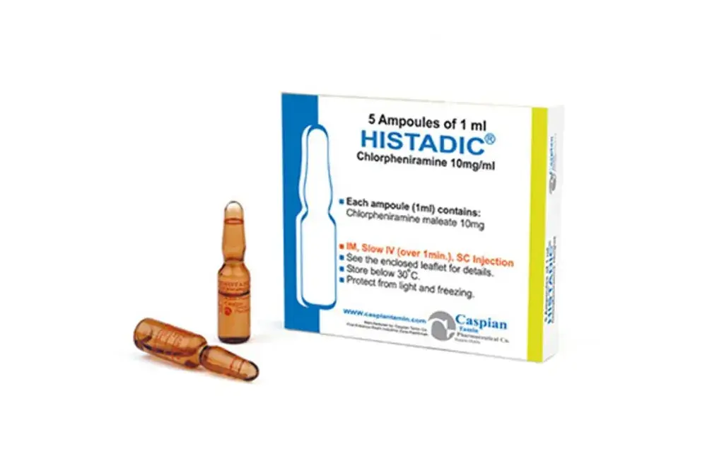 Anti -allergenic chlorfniramine ampoule 