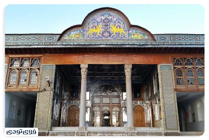 Where is the Orange Garden in Shiraz?