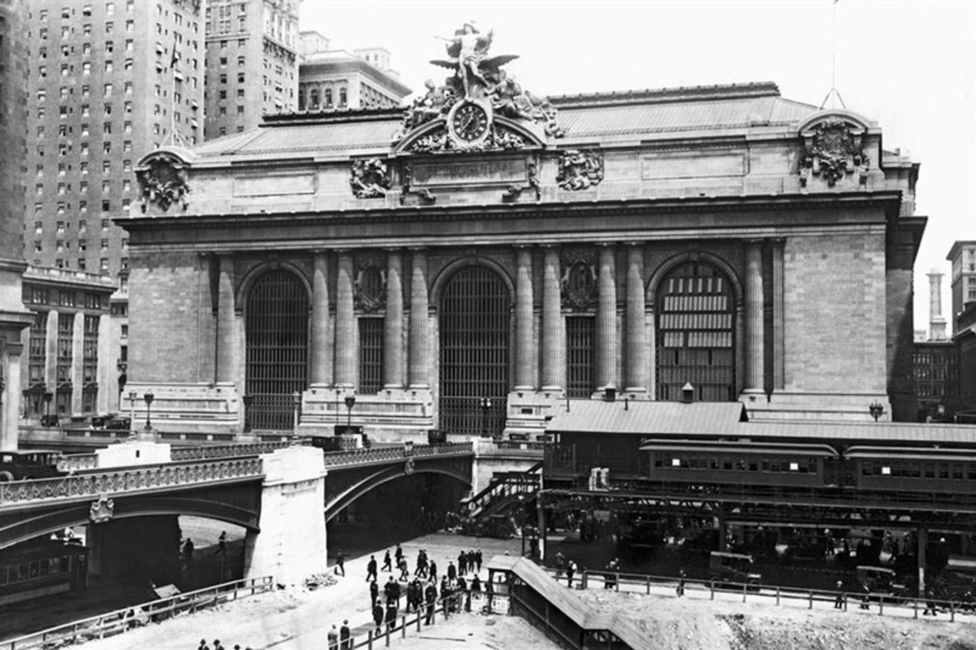 Historical photo of the New York Grand Central Station