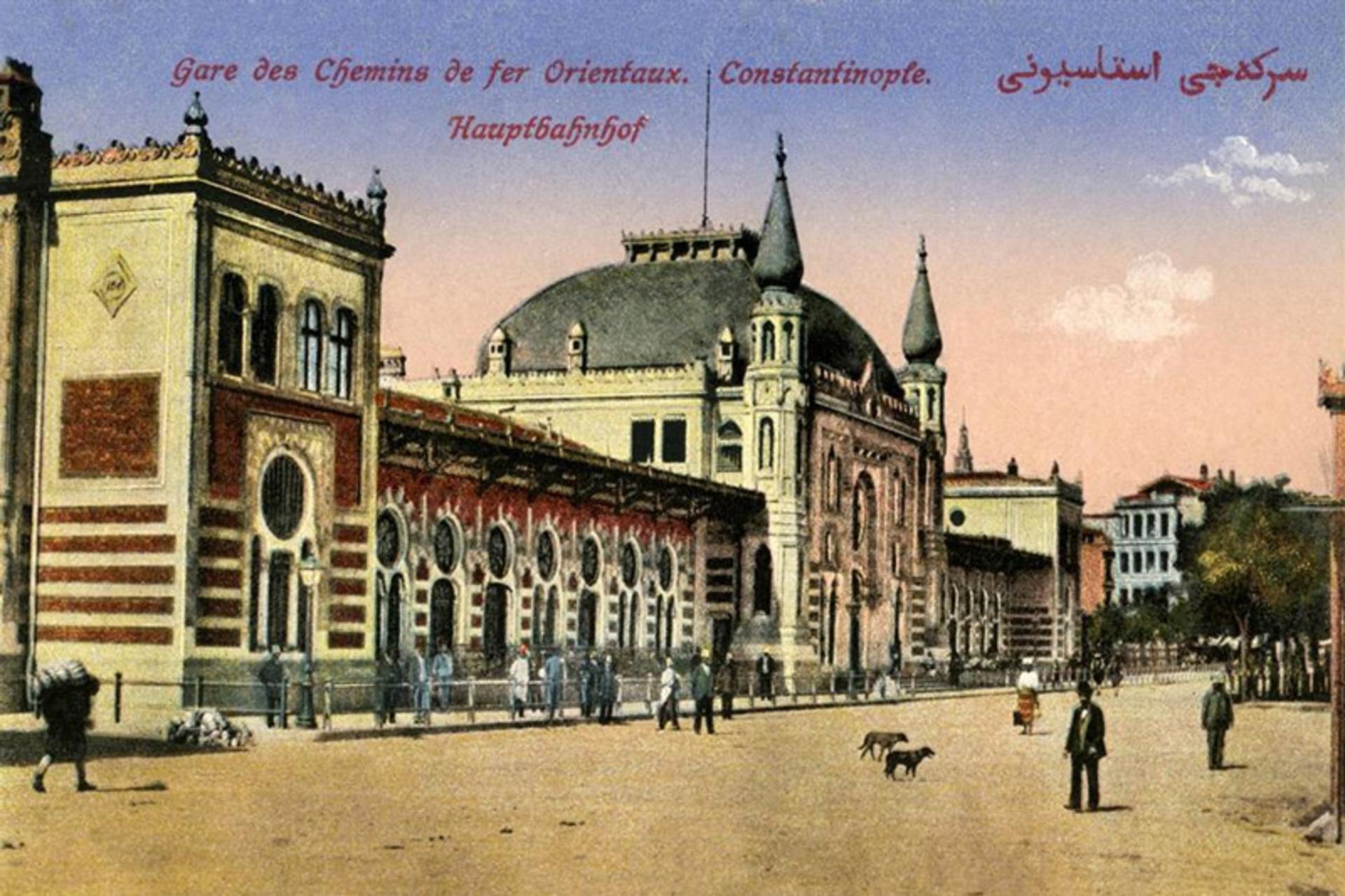 Historical painting from Sirkchi Station