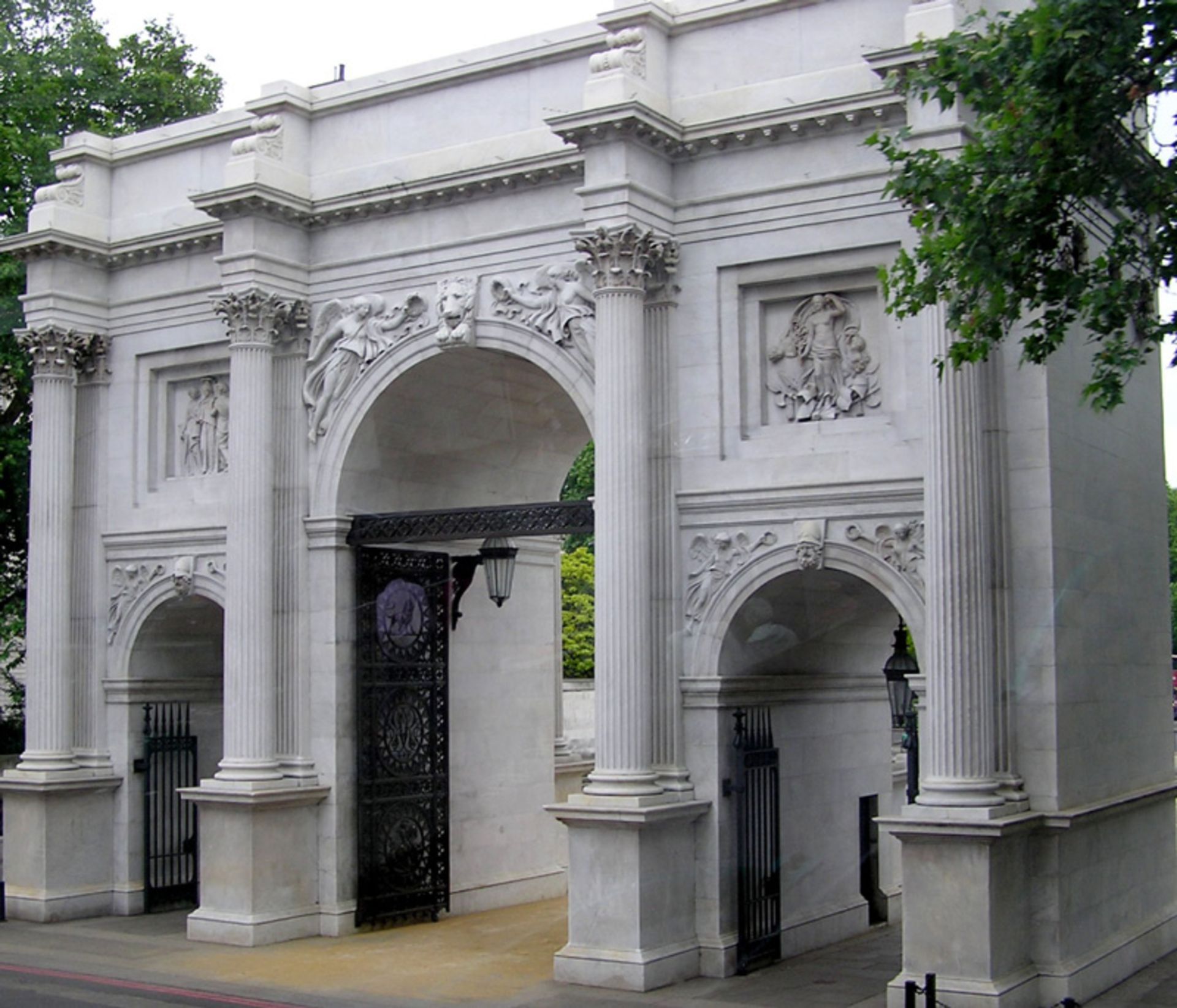 Marble vault in Hyde Park England