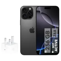 Apple's iPhone 16 Pro Max ZAA Double SIM Capacity 256 GB and 8GB RAM - with Apple's 20 Watt Charger