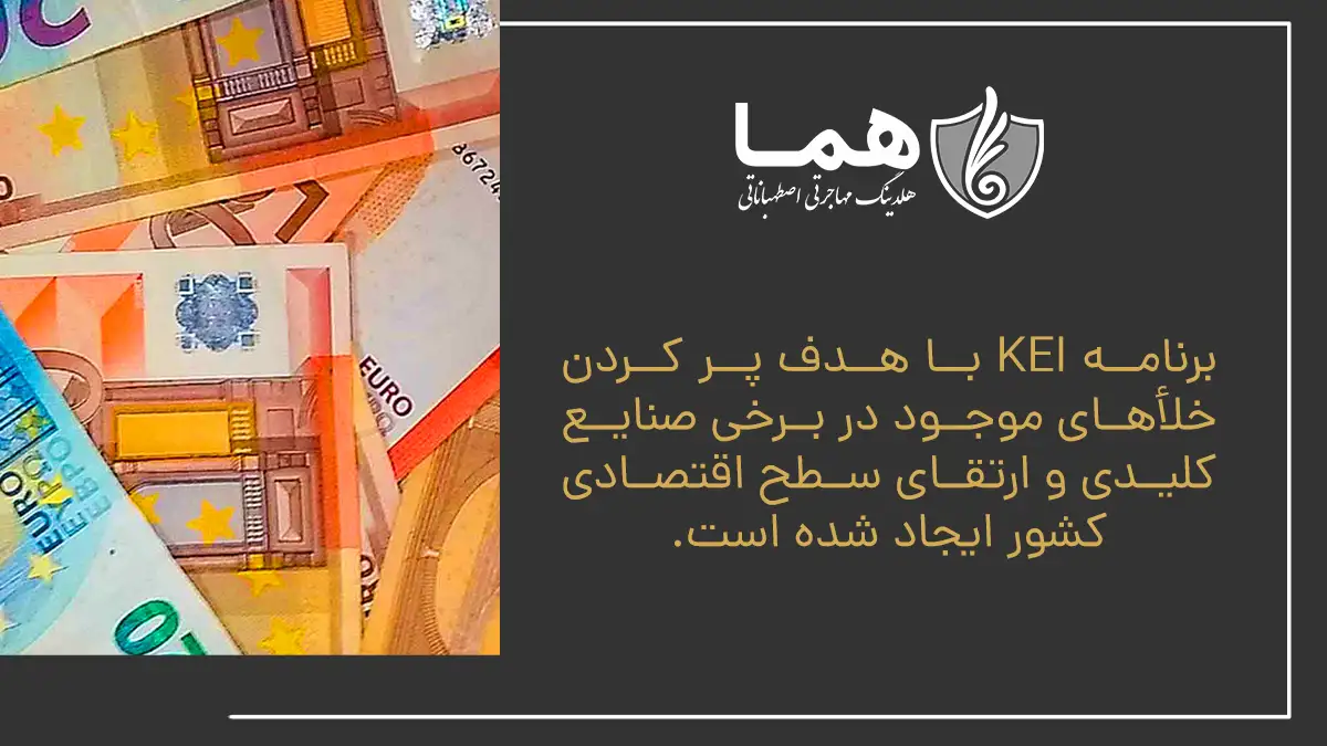 The KEI program is aimed at filling out the gaps in some key industries and promoting the country's economic level.