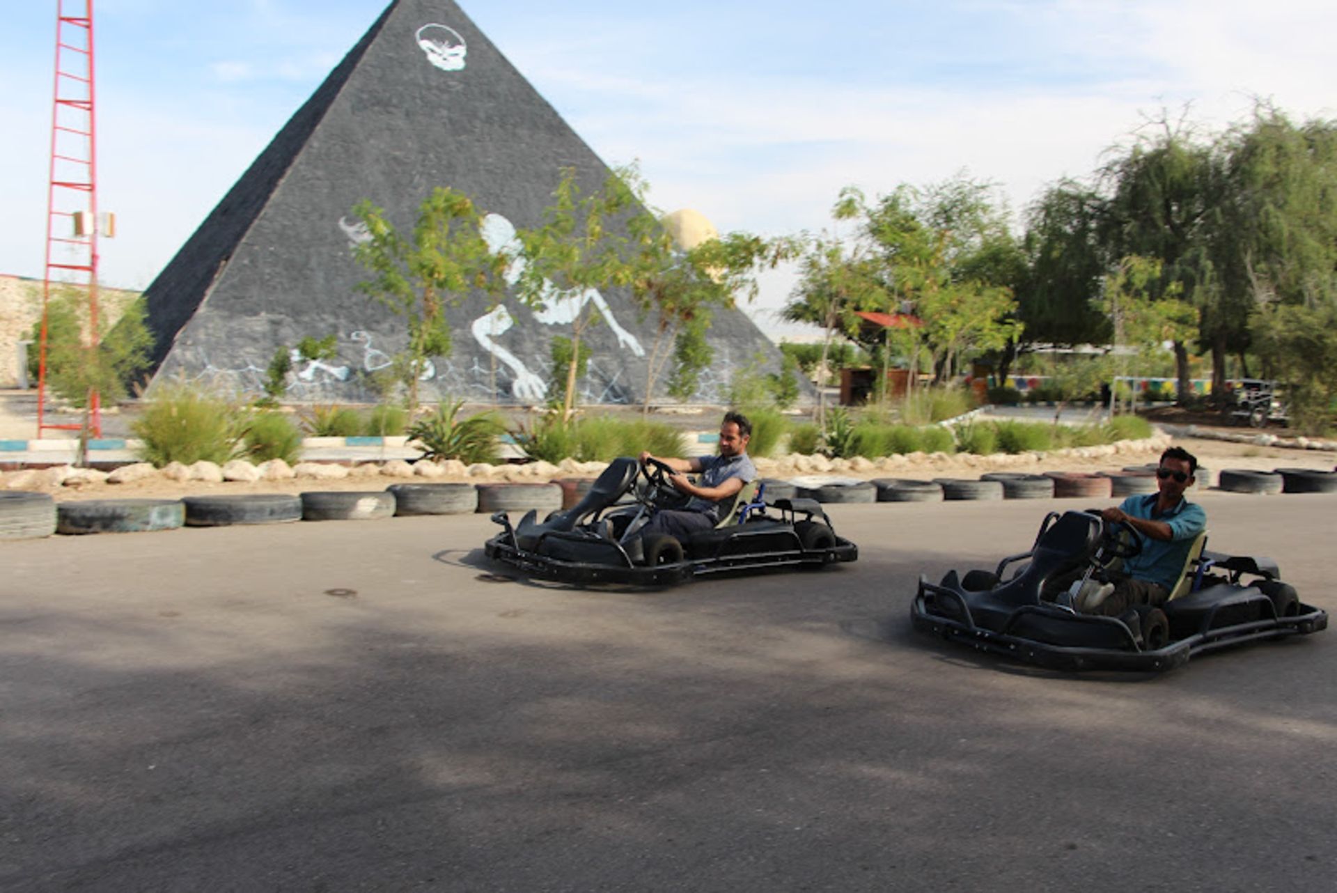 Karting and Pyramid Horror in Safari Kish Island