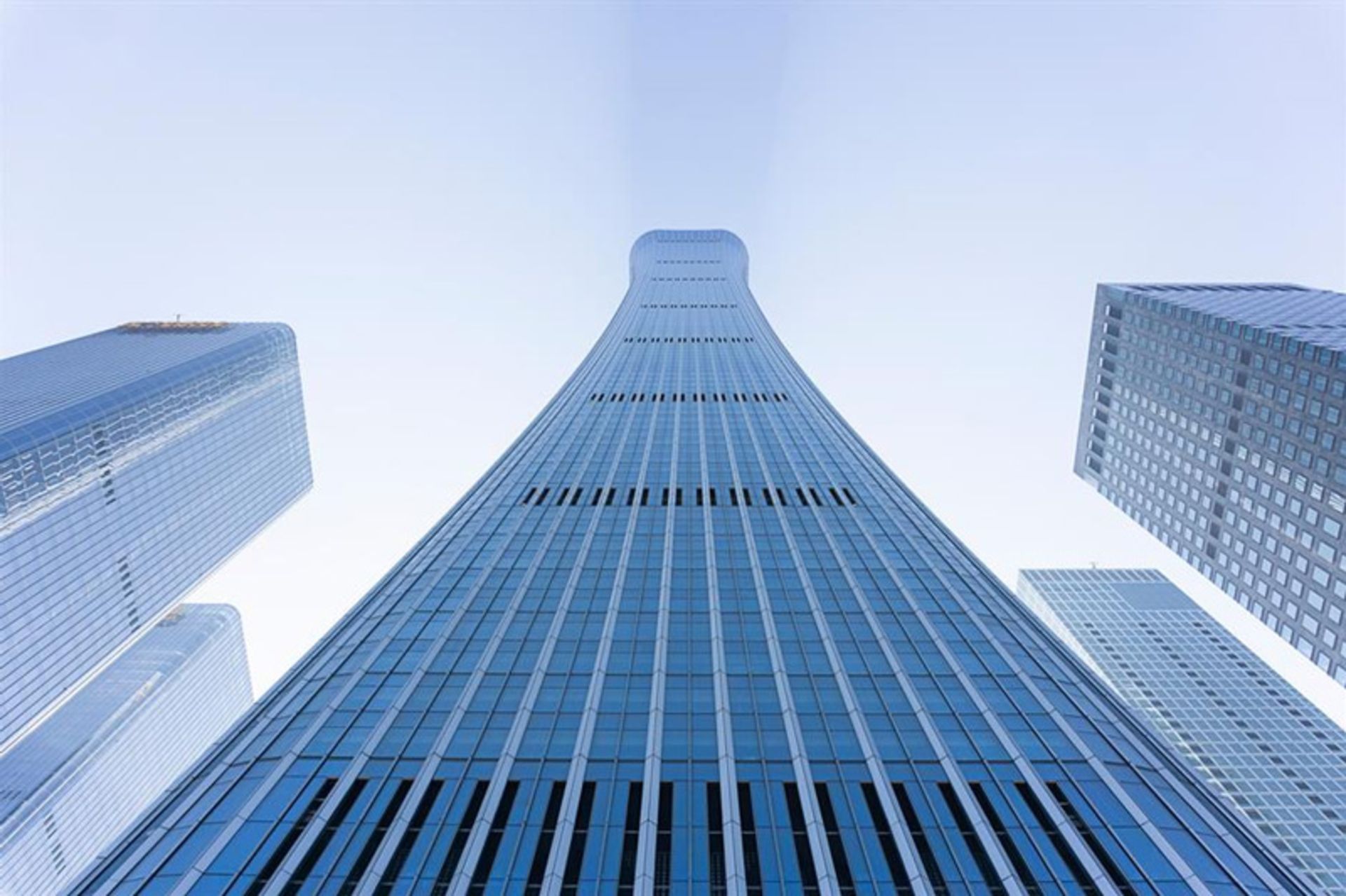 China Zone Tower view from the bottom