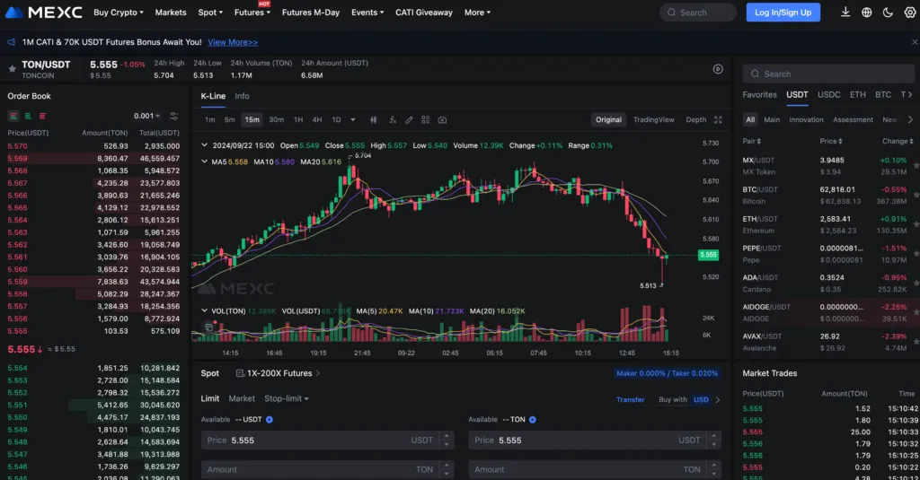 What is the method of buying tone Kevin? Learn how to buy tone Kevin (TON) Tone Kevin's purchase page in Maxi