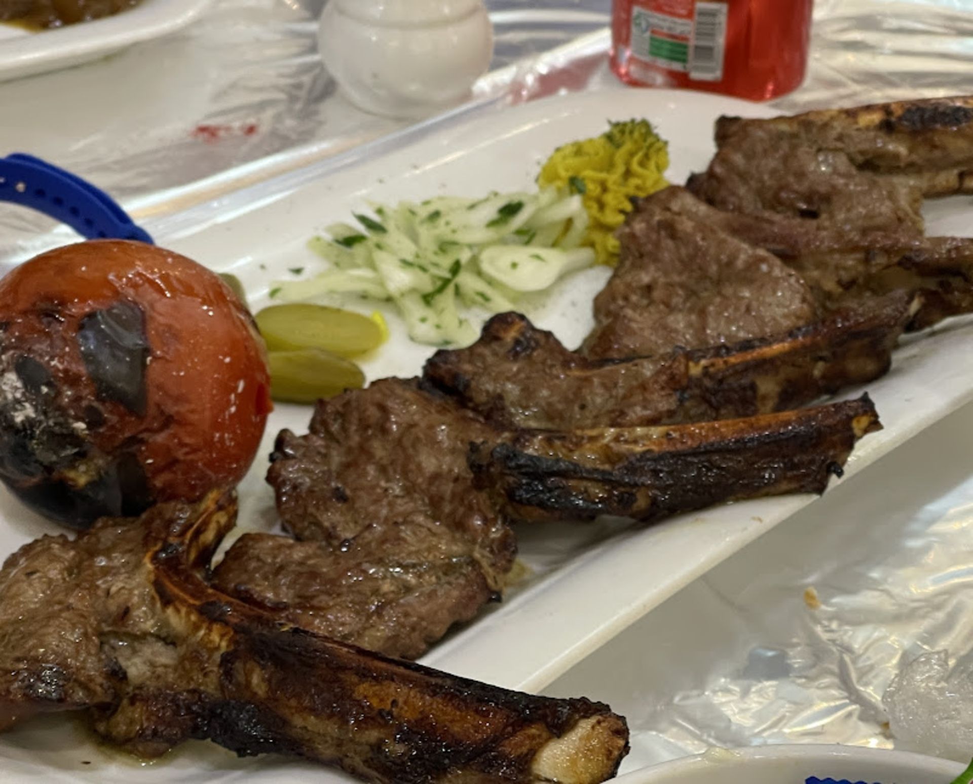 Shishlik at Pesran Karim restaurant