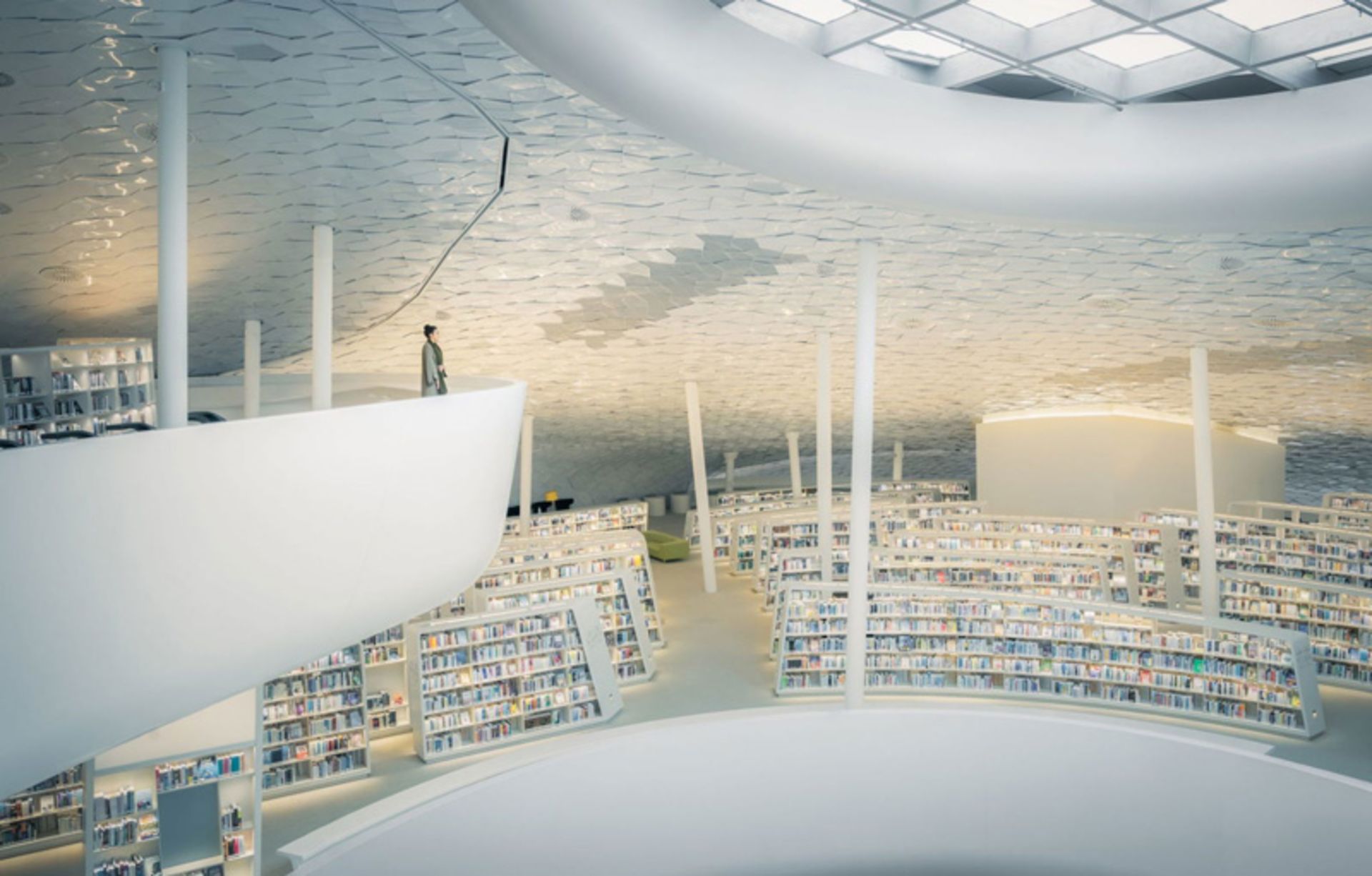 Cultural center library of works