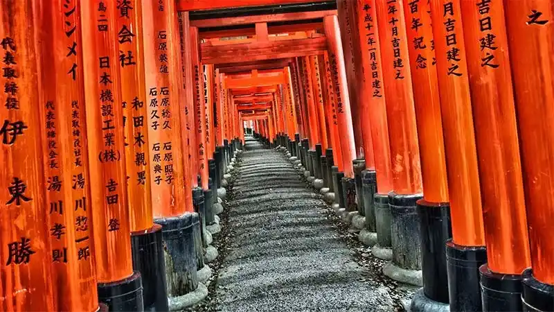 Visiting the Fushimi-Yenari Temple in Kyoto, Japan's sightseeing spots