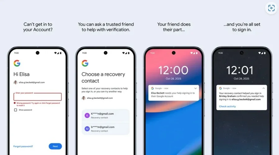 Google introduces new ways to sign in to Gmail if you have lost access to your email1 Google introduced new methods to recover Gmail account - diginoy