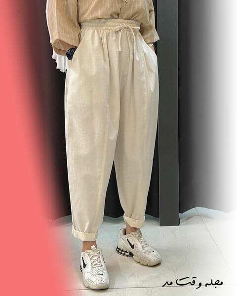 Sand body linen pants