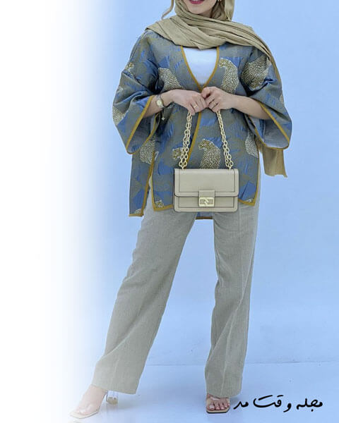 Linen leggings model