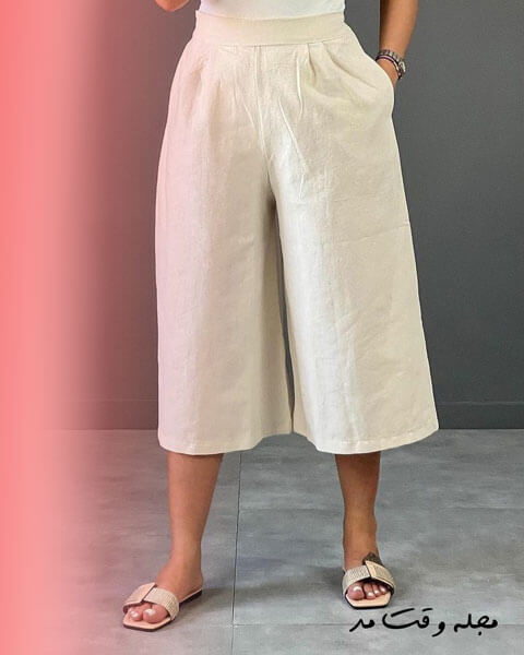 One of the benefits of linen pants is high moisture absorption.