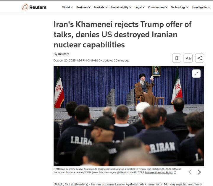 Reflecting the words of the Supreme Leader of the Islamic Revolution in the international media