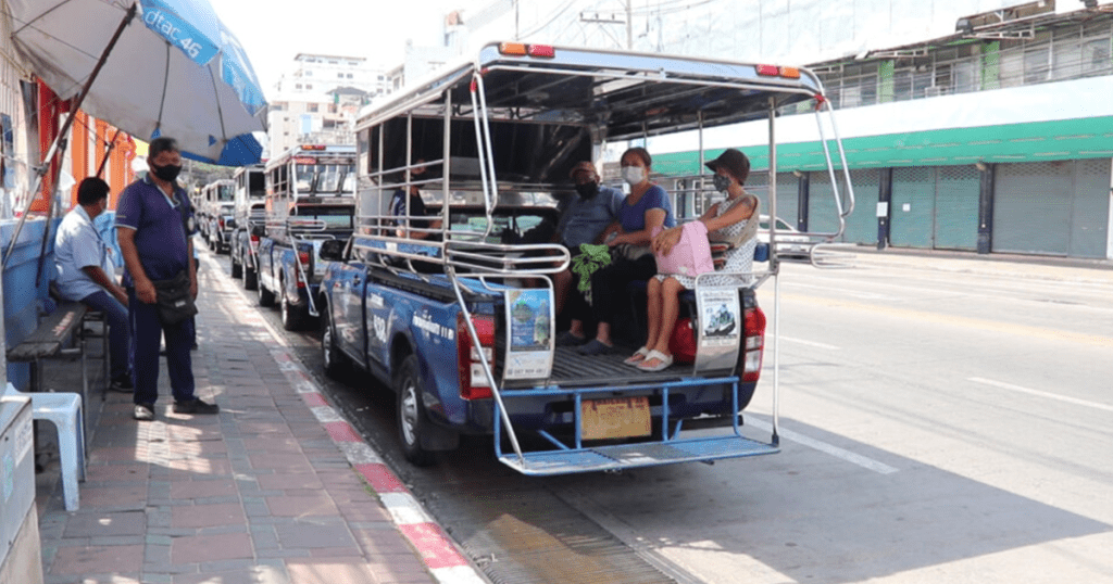Thailand pickup taxis