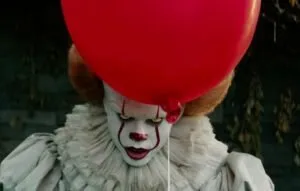 How did clowns become one of the most popular elements of horror movies?