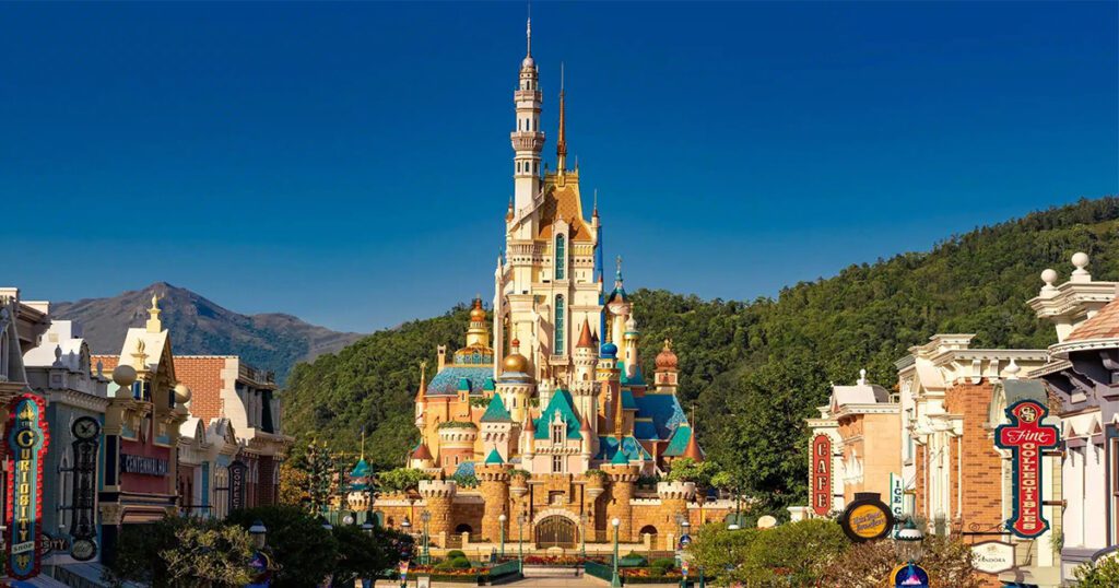 Hong Kong Disneyland, China is one of the famous Disneylands in the world 