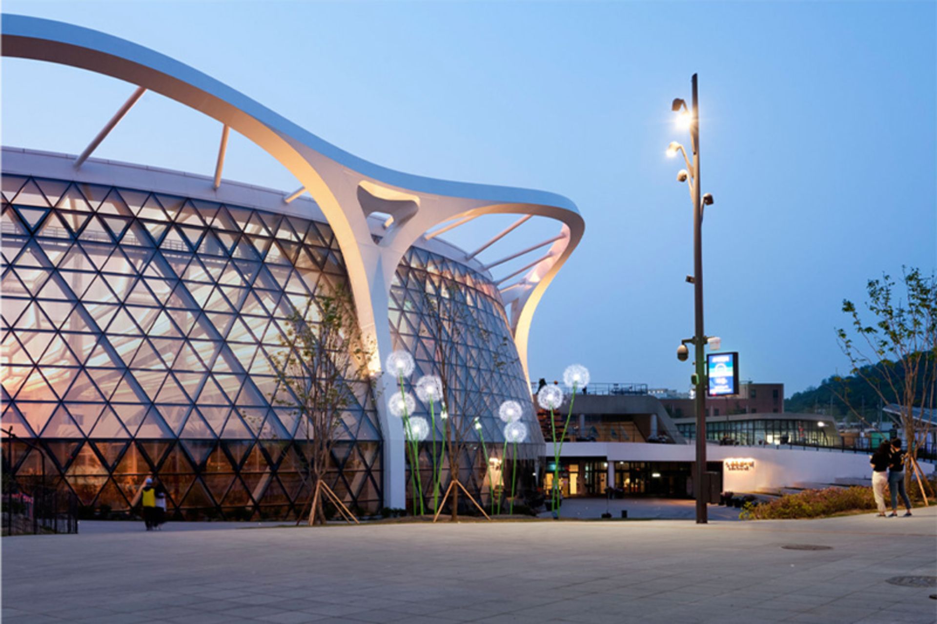 The entrance to the Seoul Botanical Garden
