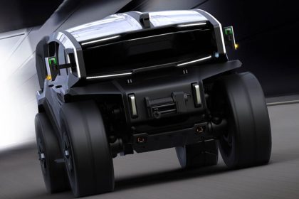 The front view of the pickup pickup car