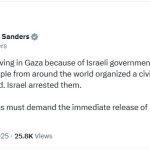 Bernie Sanders: Children in Gaza are hungry because of Israeli policies