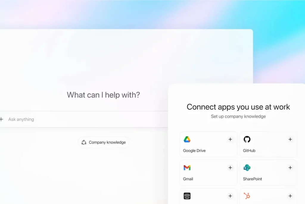 Introducing the Company Knowledge feature in ChatGPT