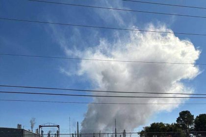 An explosion at an American oil refinery in New Mexico