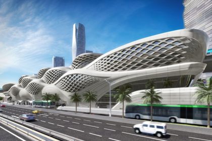 The initial plan of the King Abdullah Financial Metro Station