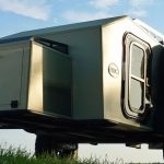 ALD09 camping trailer front view