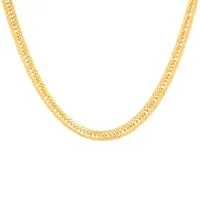 Women's 18 carat gold necklace, mustajabi gold, Japanese model, code 45