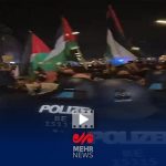 Protest in Berlin following the siege of the Caravan of Samud by the Zionist regime
