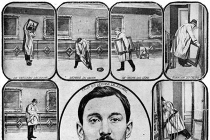 The theft of the Mona Lisa from the Louvre