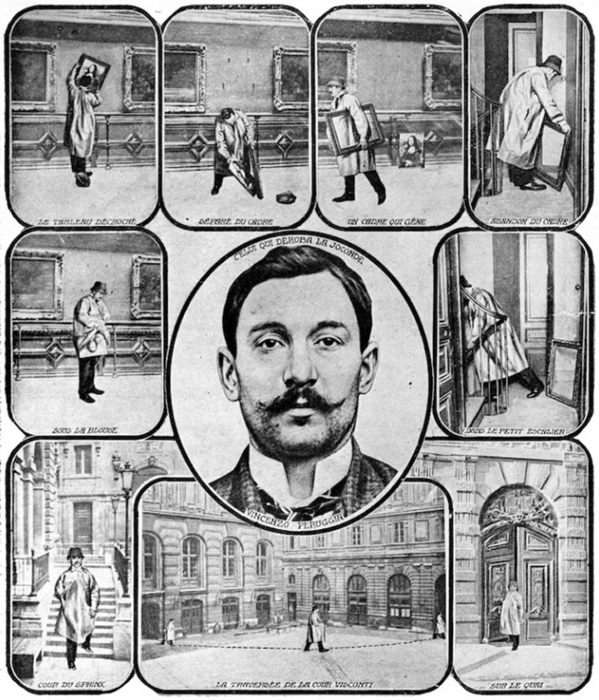 The theft of the Mona Lisa from the Louvre