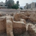 The remaining buildings of the Aqaba Church in Jordan