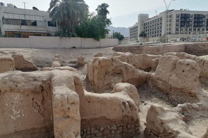 The remaining buildings of the Aqaba Church in Jordan