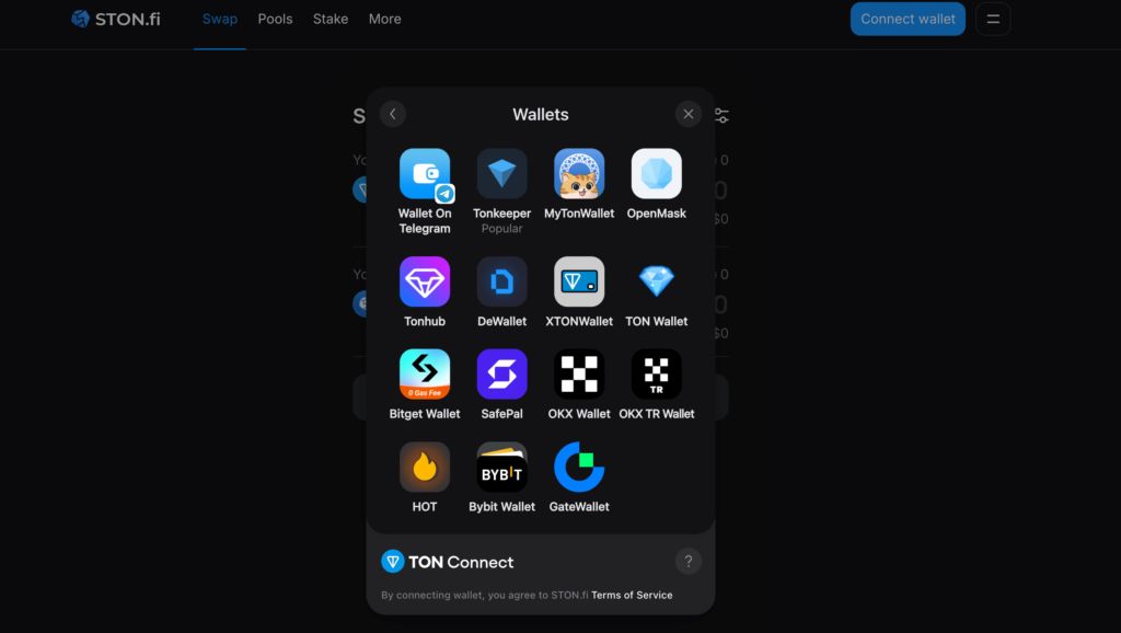 What is the method of buying tone Kevin? Learn how to buy tone Kevin (TON) Selection of wallets to connect to Aston Fi