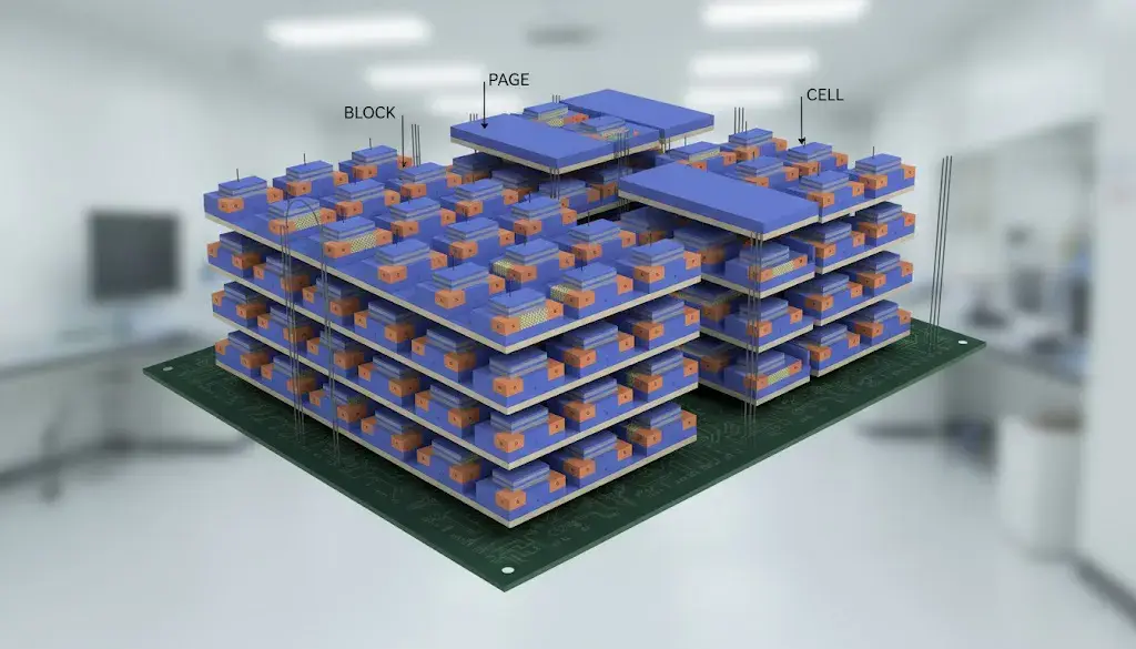 Using 3D quantum tunnel structures in SSD