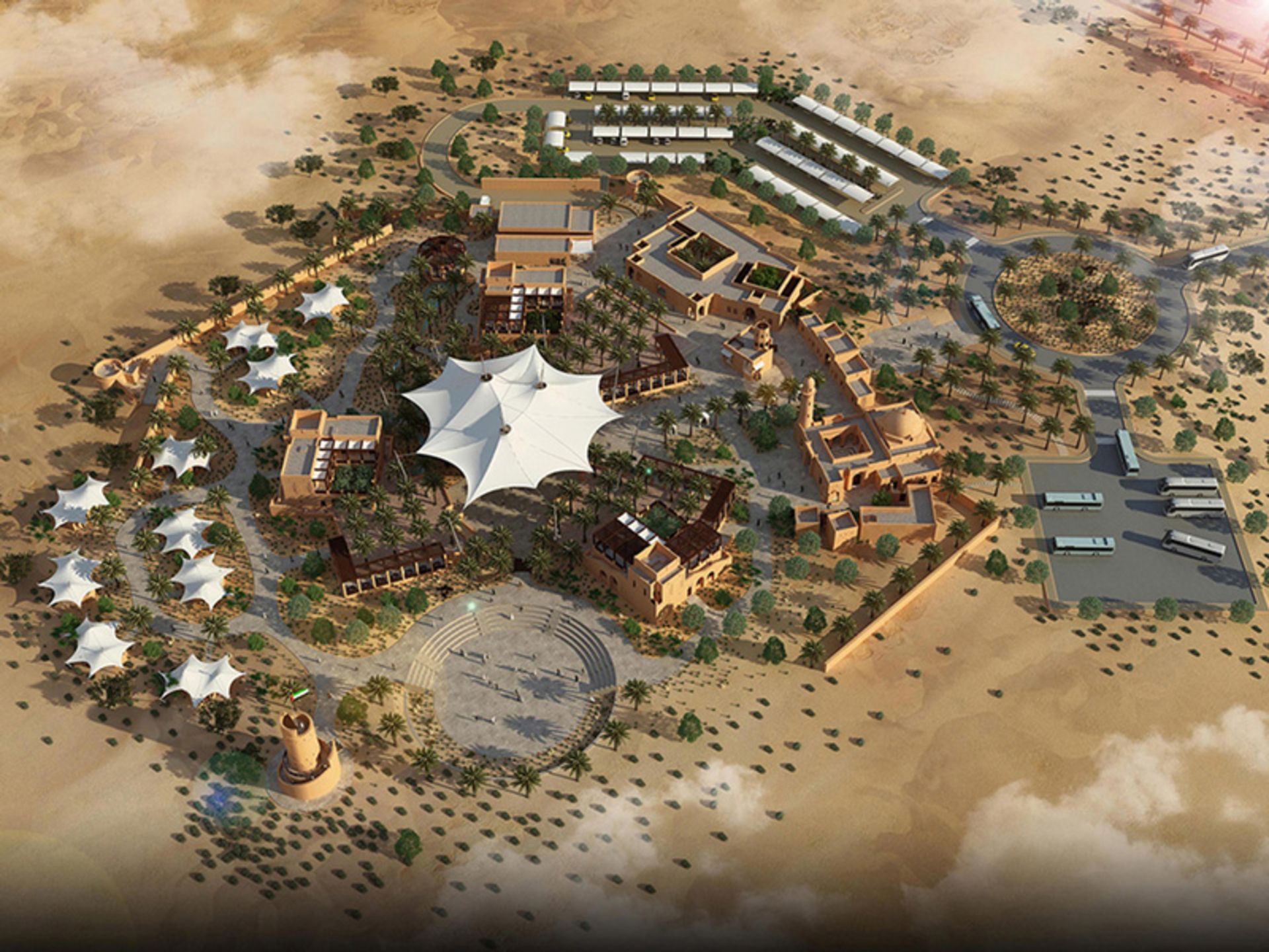 Aerial Photo of Ostride Al -Badir