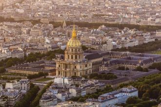 Historical building in the Army Museum in Paris