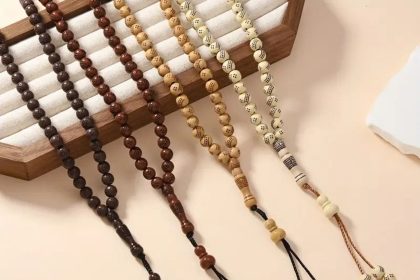 Rosary in three different colors