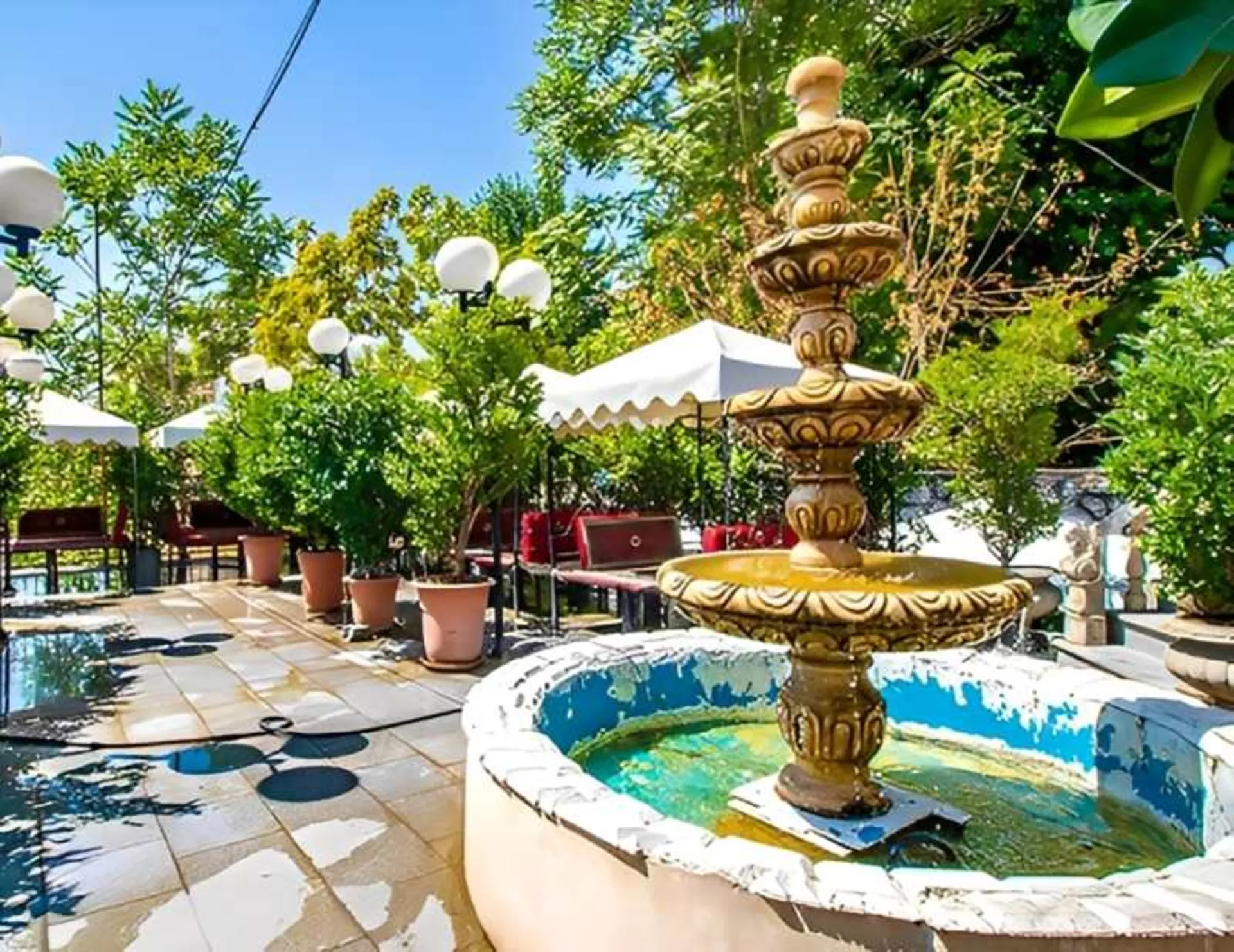 Farahzad capital restaurant garden open space