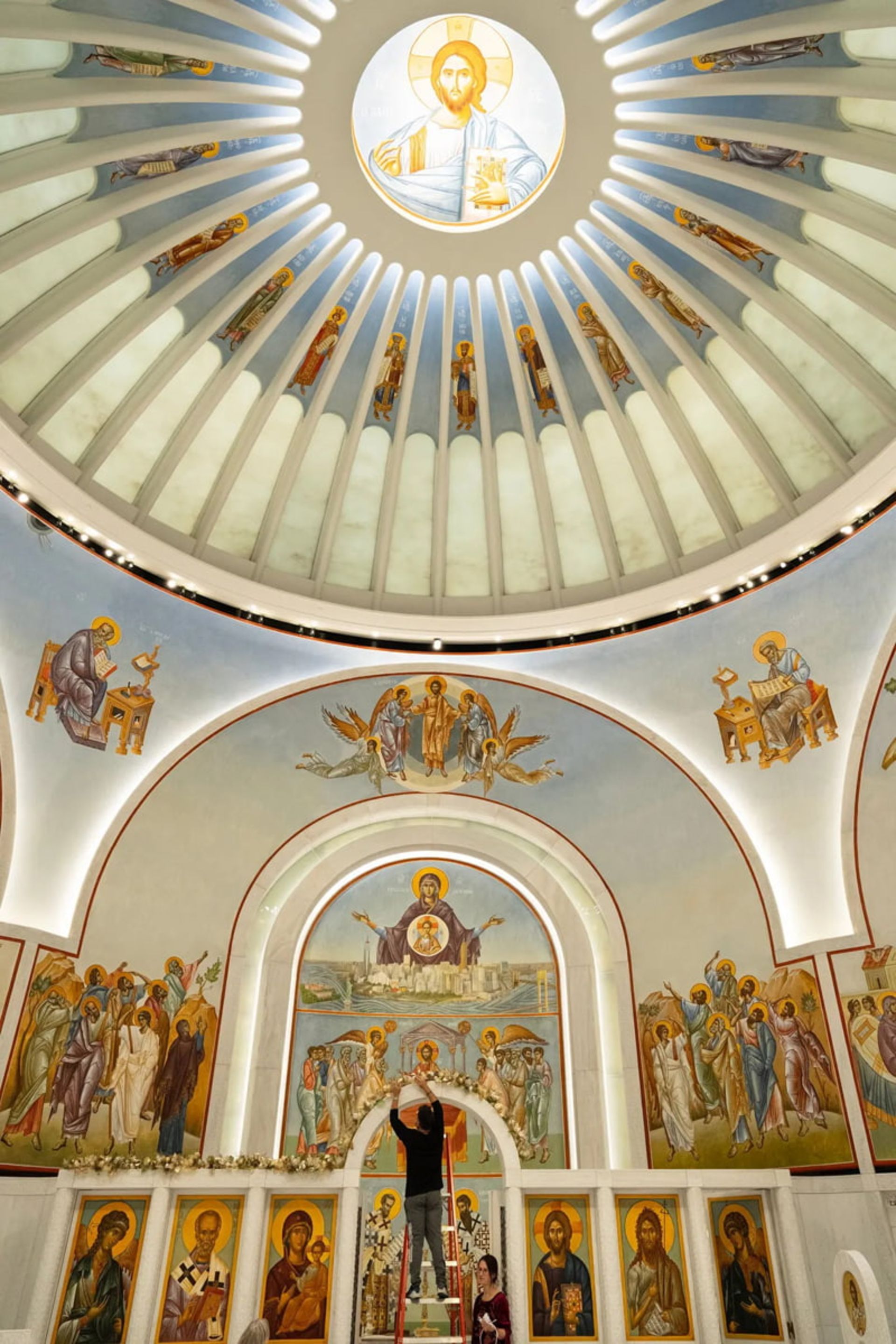 Wall paintings of St. Nicholas Church